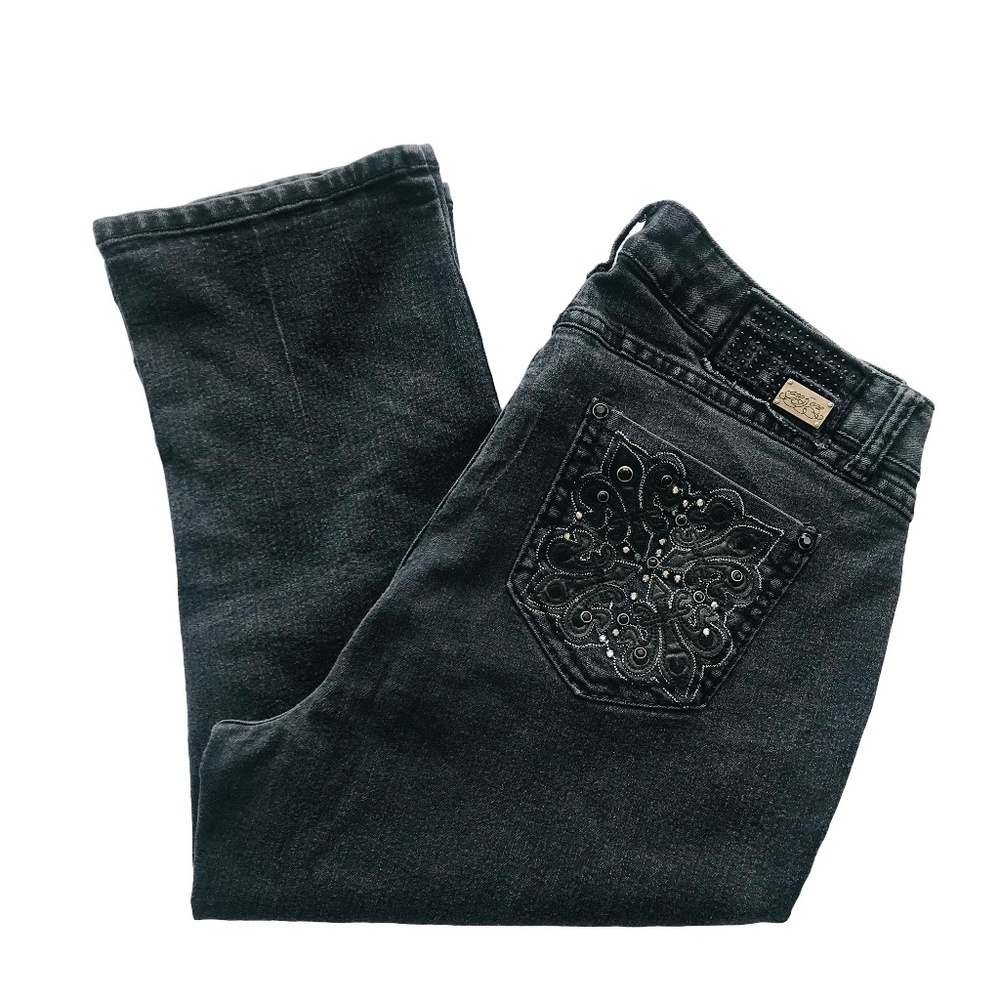 One Love Black Jeweled Jean Capri's